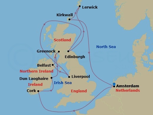 Cruise Route Map