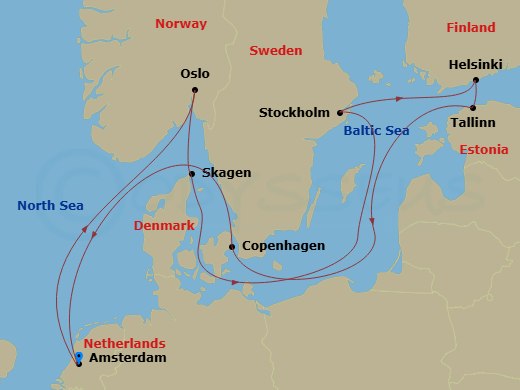 Cruise Route Map