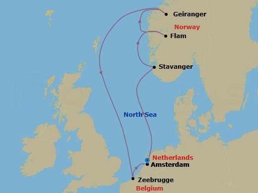 Cruise Route Map