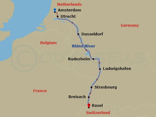 Cruise Route Map