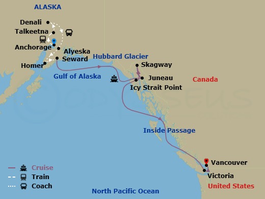 13N Homer Wldlife & Heart Of Ak Ult Ct 10B Route Map
