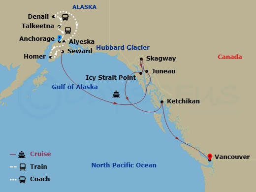 13N Homer Wldlife & Heart Of Ak Ult Ct 10B Route Map