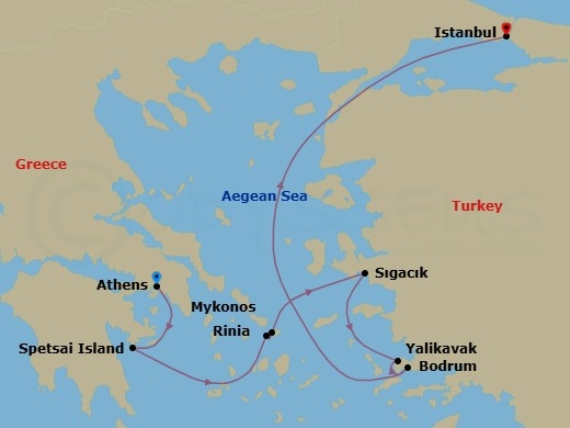 Greece To Türkiye: An Aegean Passage Ii? Route Map