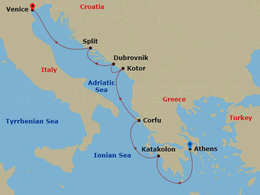 Cruise Route Map
