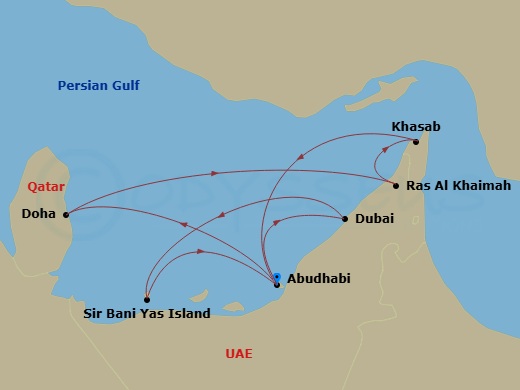 Cruise Route Map