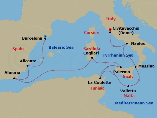 Savoring The World Route Map