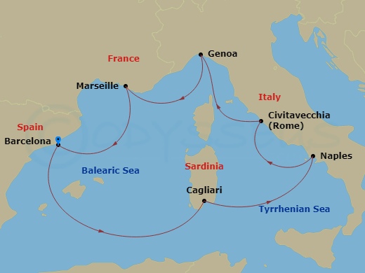 Cruise Route Map