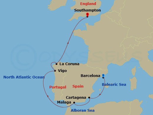 Cruise Route Map
