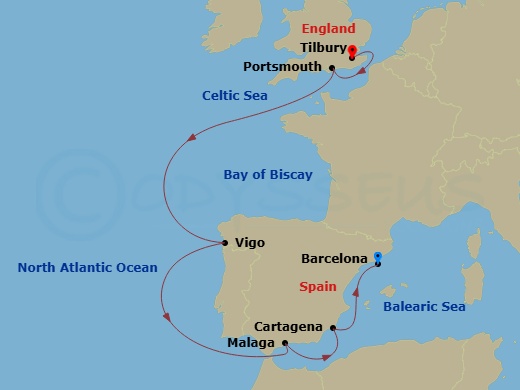 Iberian Explorer Route Map