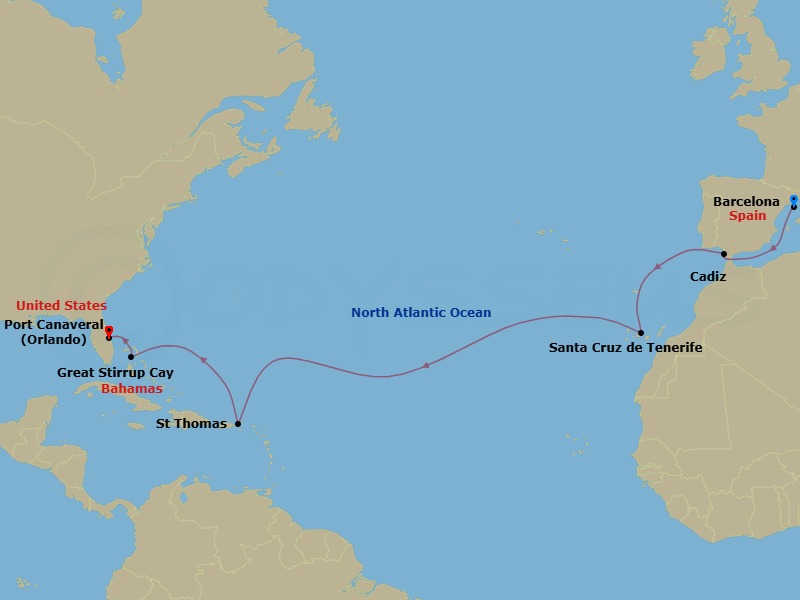 Repo - Transatlantic Route Map