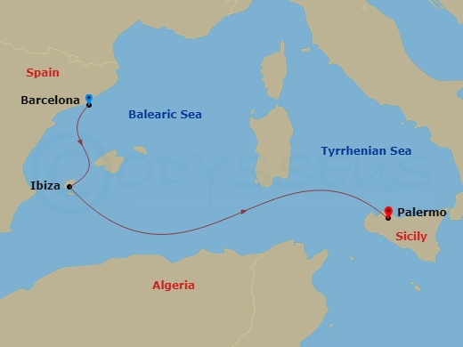 Cruise Route Map