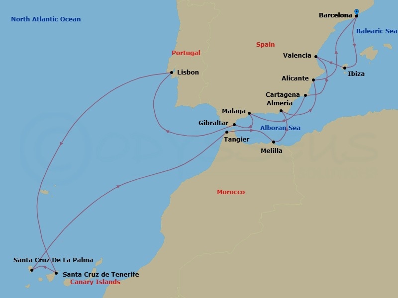 Echoes Of Explorers Route Map
