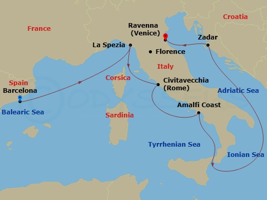 Cruise Route Map