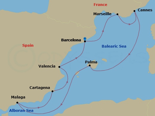 Barcelona To Barcelona Route Map