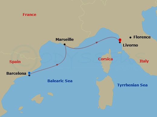 Cruise Route Map