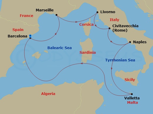Cruise Route Map
