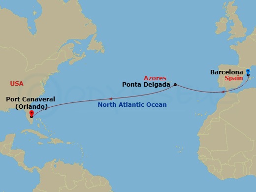 Repo - Transatlantic Route Map