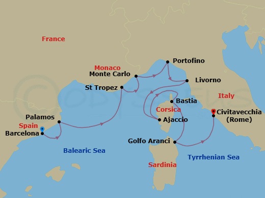 Picturesque Panoramas Route Map