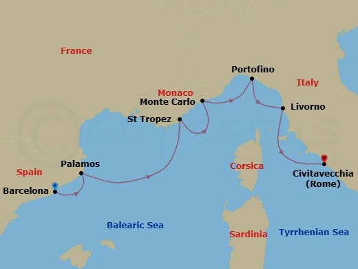 Fine Wines & Culinary Capitals Route Map