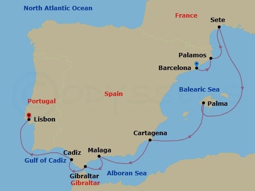 Iberian Passage Route Map