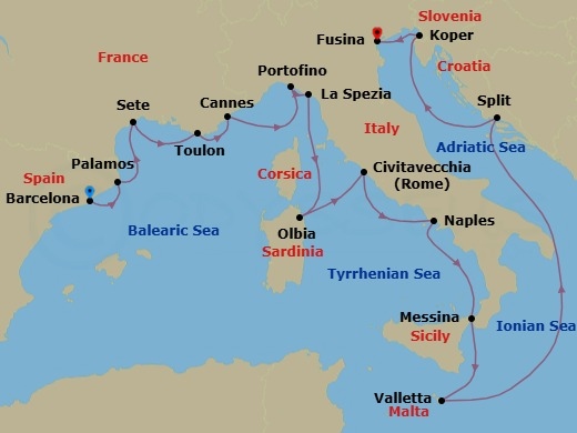Tradition Of Taste Route Map
