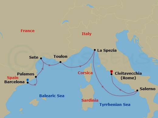 Culinary Towns & Villages Route Map