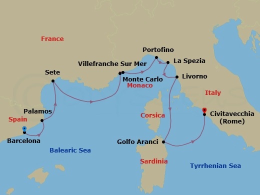 Poetry In Motion Route Map