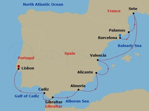 Inspiring Iberia Route Map