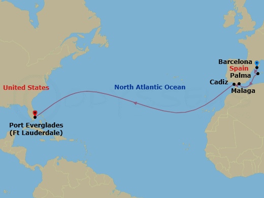 Cruise Route Map