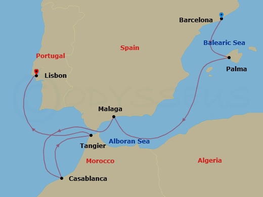 Cruise Route Map