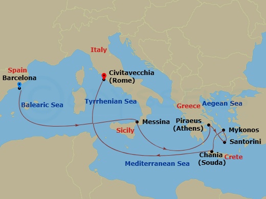 Cruise Route Map