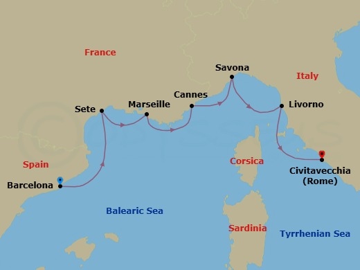 Autumn In Europe Route Map