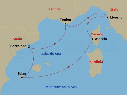 Cruise Route Map