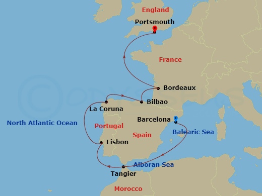 Cruise Route Map