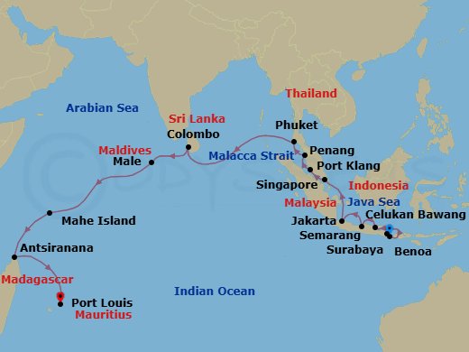 Serene Edens Route Map