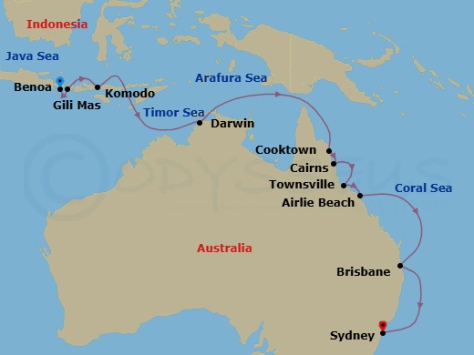 Cruise Route Map