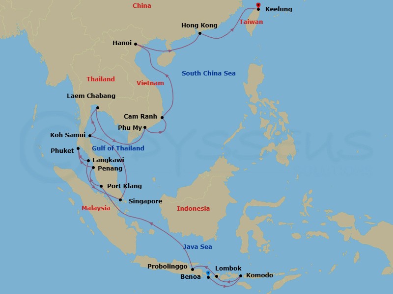 Cruise Route Map