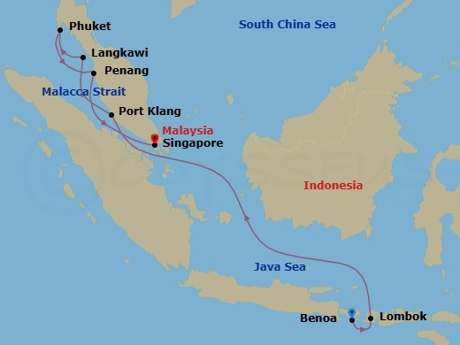 Joy Of Cruising Route Map