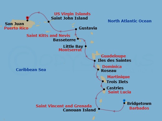 Cruise Route Map