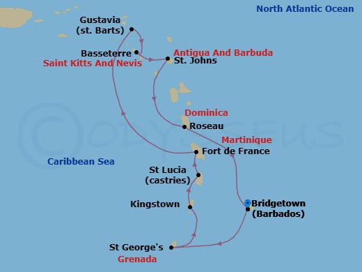 Untouched Treasures Route Map