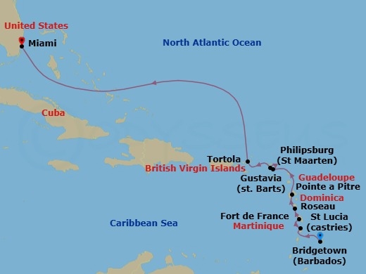 Fete Afloat Route Map