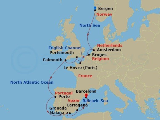 Trade Routes Of The Middle Ages Route Map