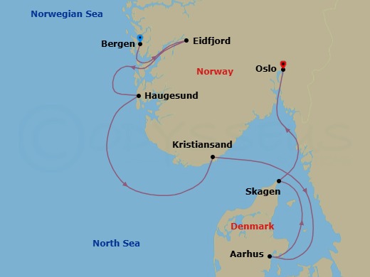 Nordic Wonders Route Map