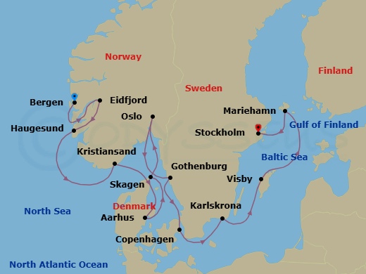 Cruise Route Map