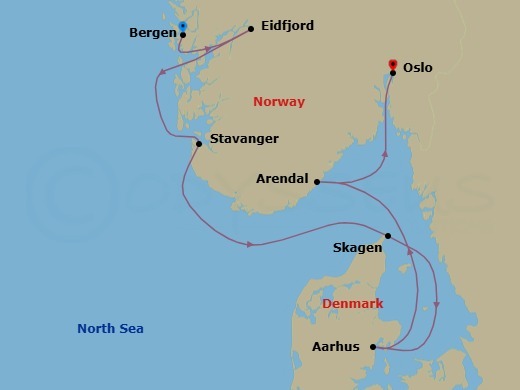 Cruise Route Map