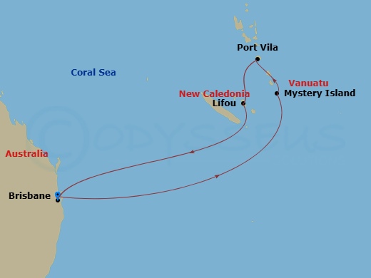 Cruise Route Map