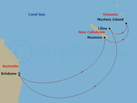 Cruise Route Map