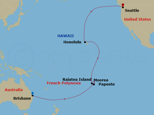 Cruise Route Map