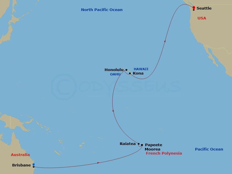 Cruise Route Map