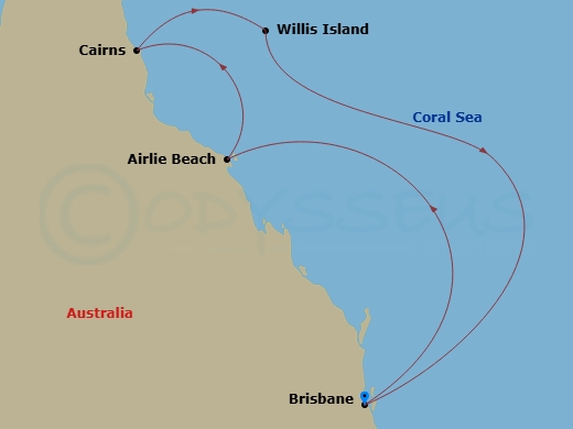 Cruise Route Map